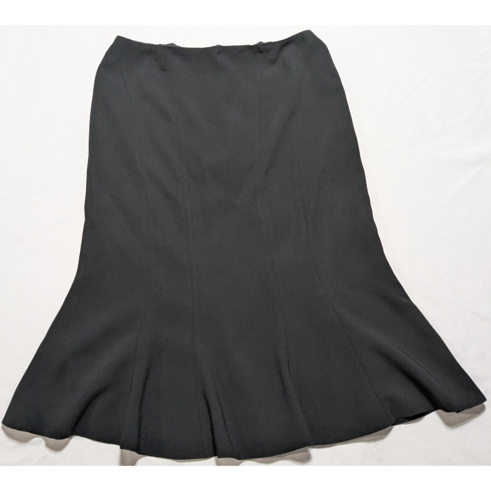 BASLER Black Trumpet Lined Midi Skirt - Women EU36 (US 6)